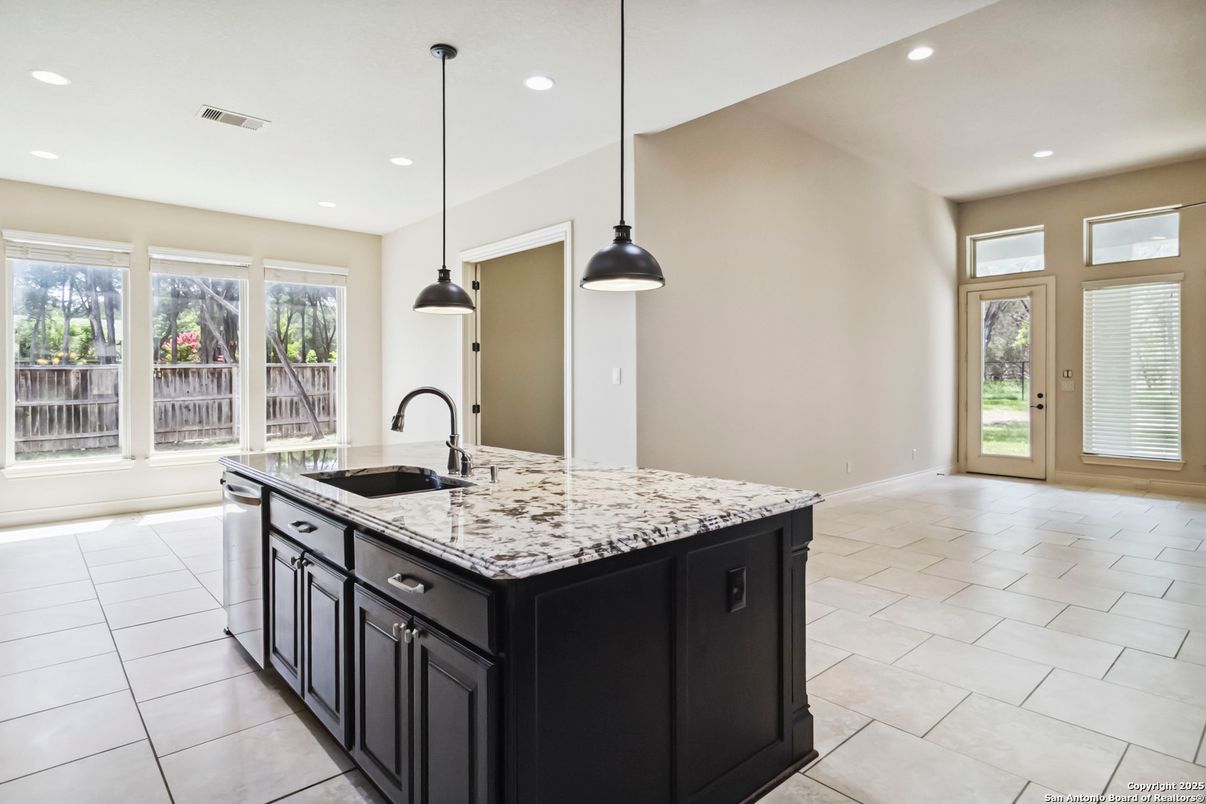 Interior, Kitchen, Pendant Lights, Recessed Lighting