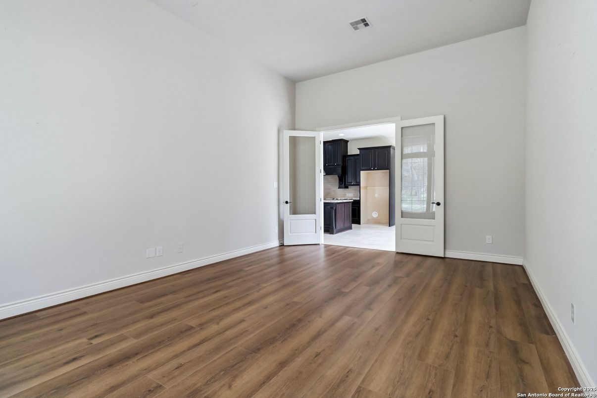 Empty room, Interior, Kitchen, Wood Texture Flooring