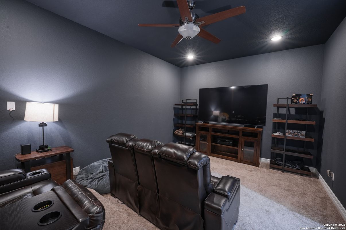 Home Theatre Room, Interior, Recessed Lighting, Theatre Room