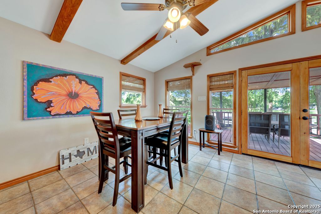 Dining room, Interior, Wooden Beams