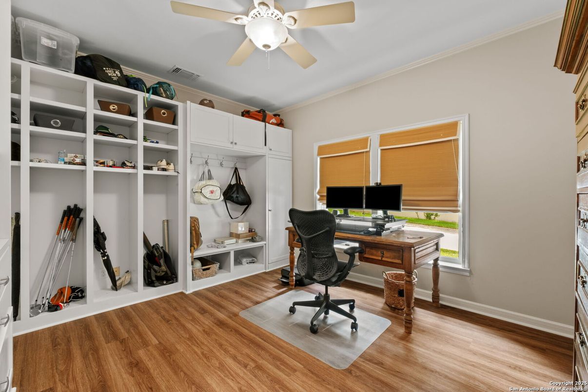 Home Office, Interior, Wood Texture Flooring