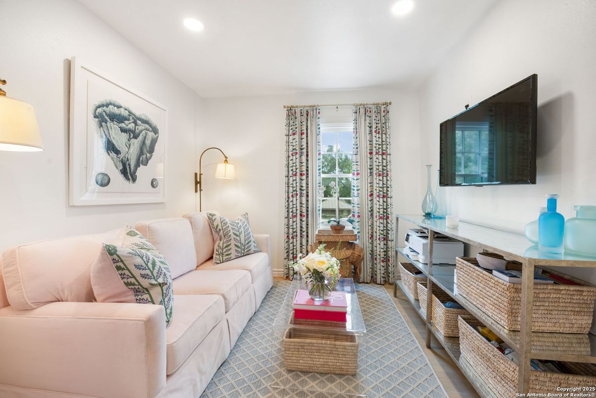 Interior, Living room, Recessed Lighting