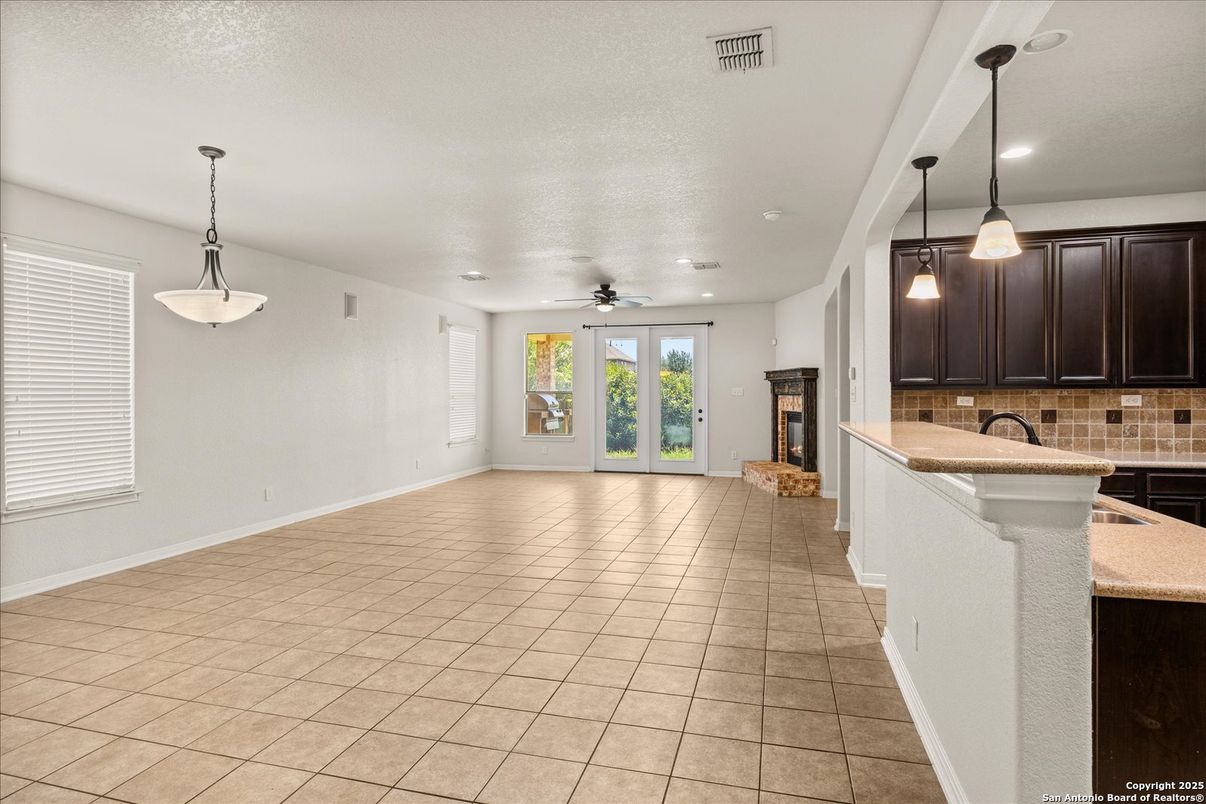 Interior, Kitchen, Pendant Lights, Recessed Lighting