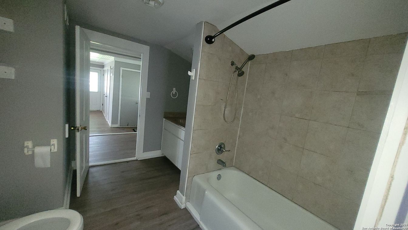 Bathroom, Interior, Wood Texture Flooring