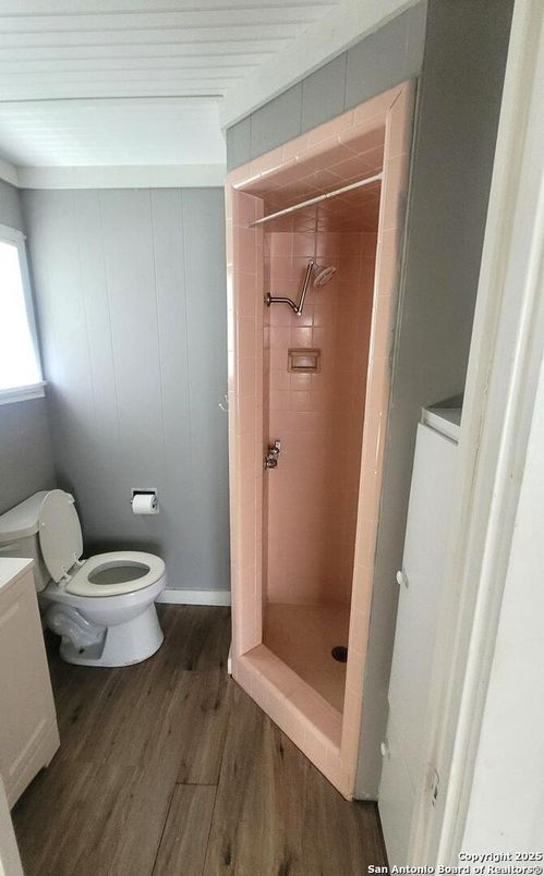 Bathroom, Interior, Wood Texture Flooring