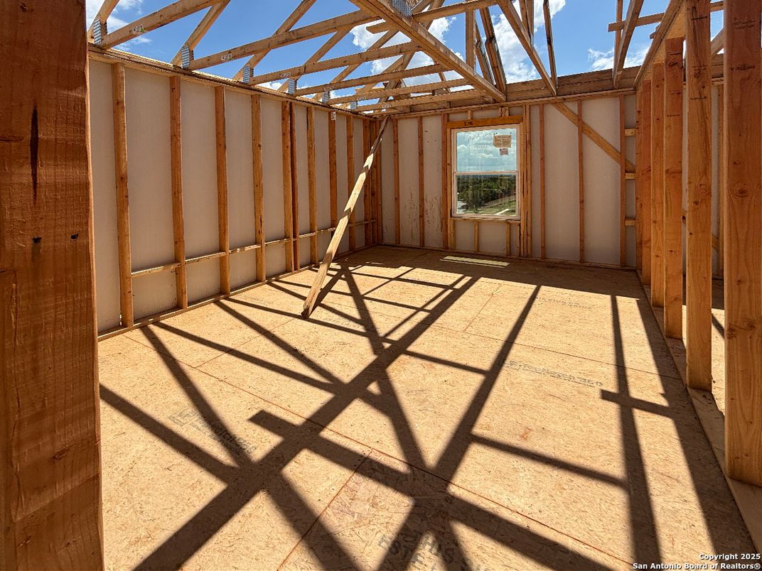Empty room, Glass Ceilings, Interior, Sun Room, Wooden Beams, Wooden Walls