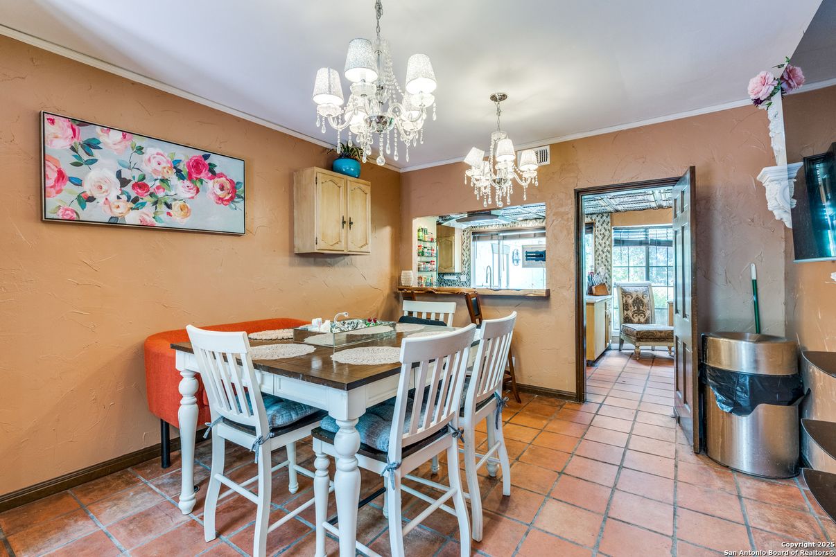 Chandelier, Dining room, Interior
