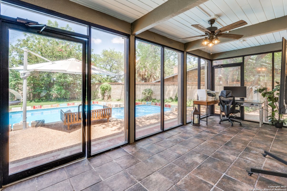 Home Office, Interior, Sun Room