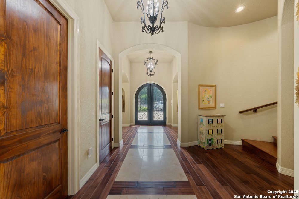 Chandelier, Interior, Recessed Lighting