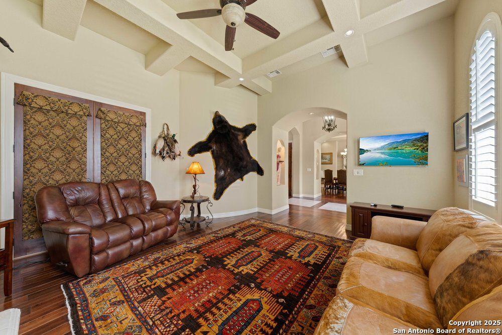 Chandelier, Interior, Living room, Wood Texture Flooring