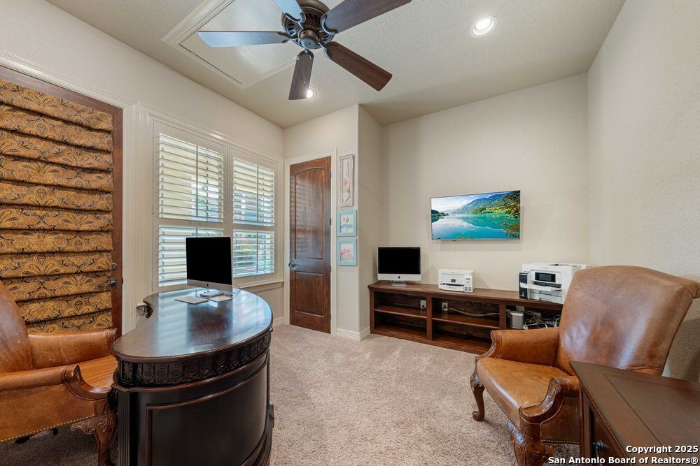 Home Office, Interior, Recessed Lighting