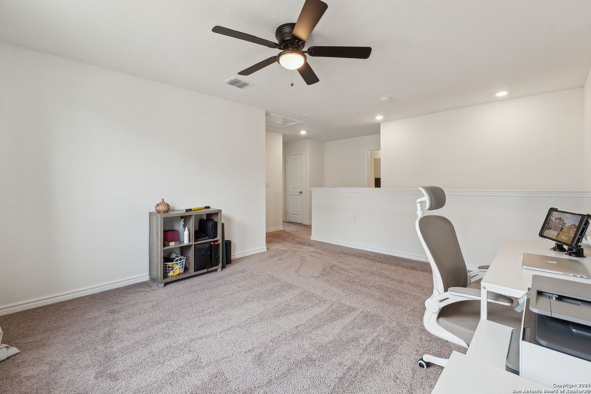 Home Office, Interior, Recessed Lighting
