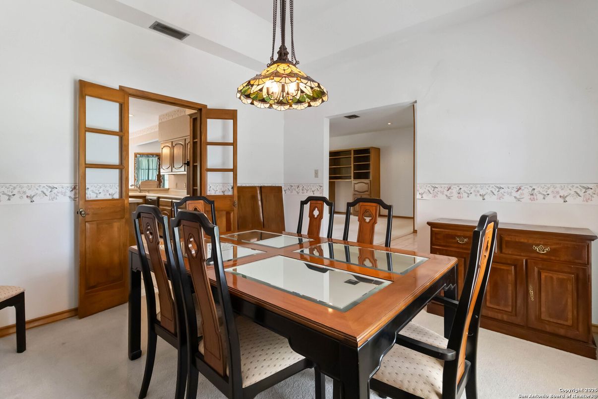 Dining room, Interior, Pendant Lights