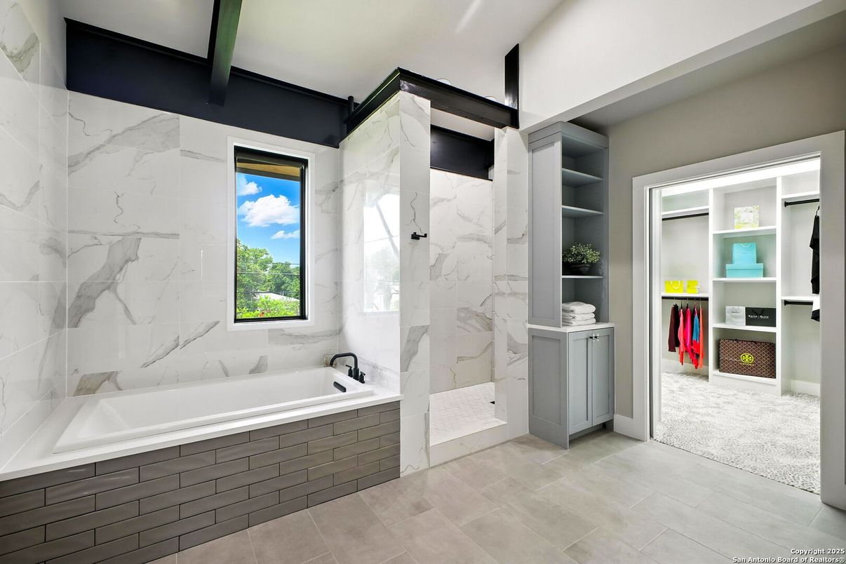 Bathroom, Interior, Marble Walls