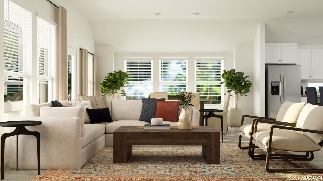 Interior, Living room, Recessed Lighting