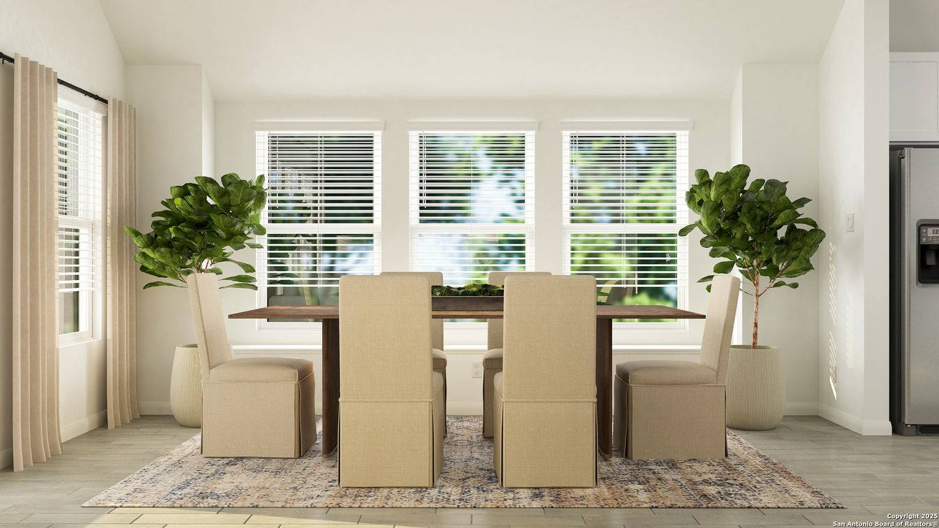Dining room, Interior, Wood Texture Flooring