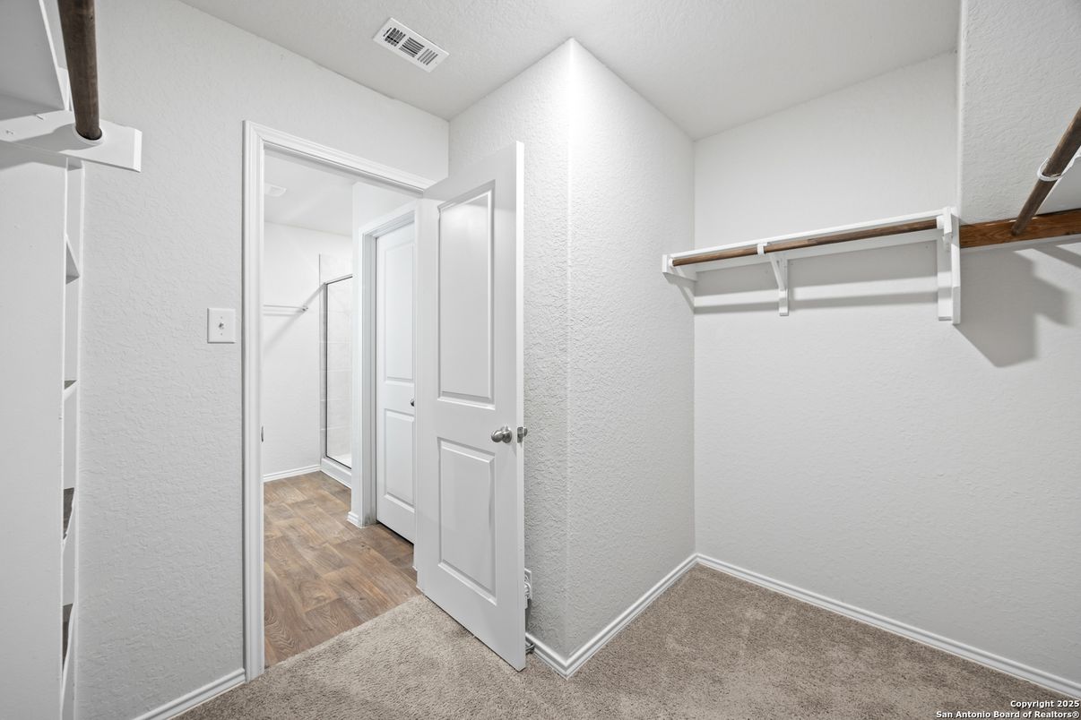 Interior, Walk-in Closets, Wood Texture Flooring