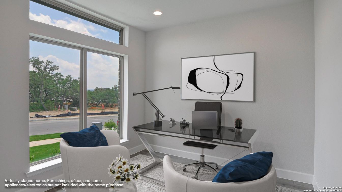 Home Office, Interior, Recessed Lighting