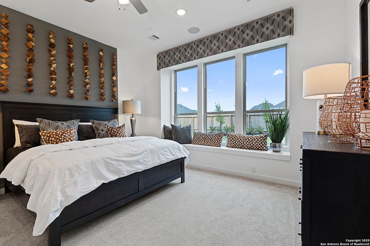 Bedroom, Interior, Recessed Lighting