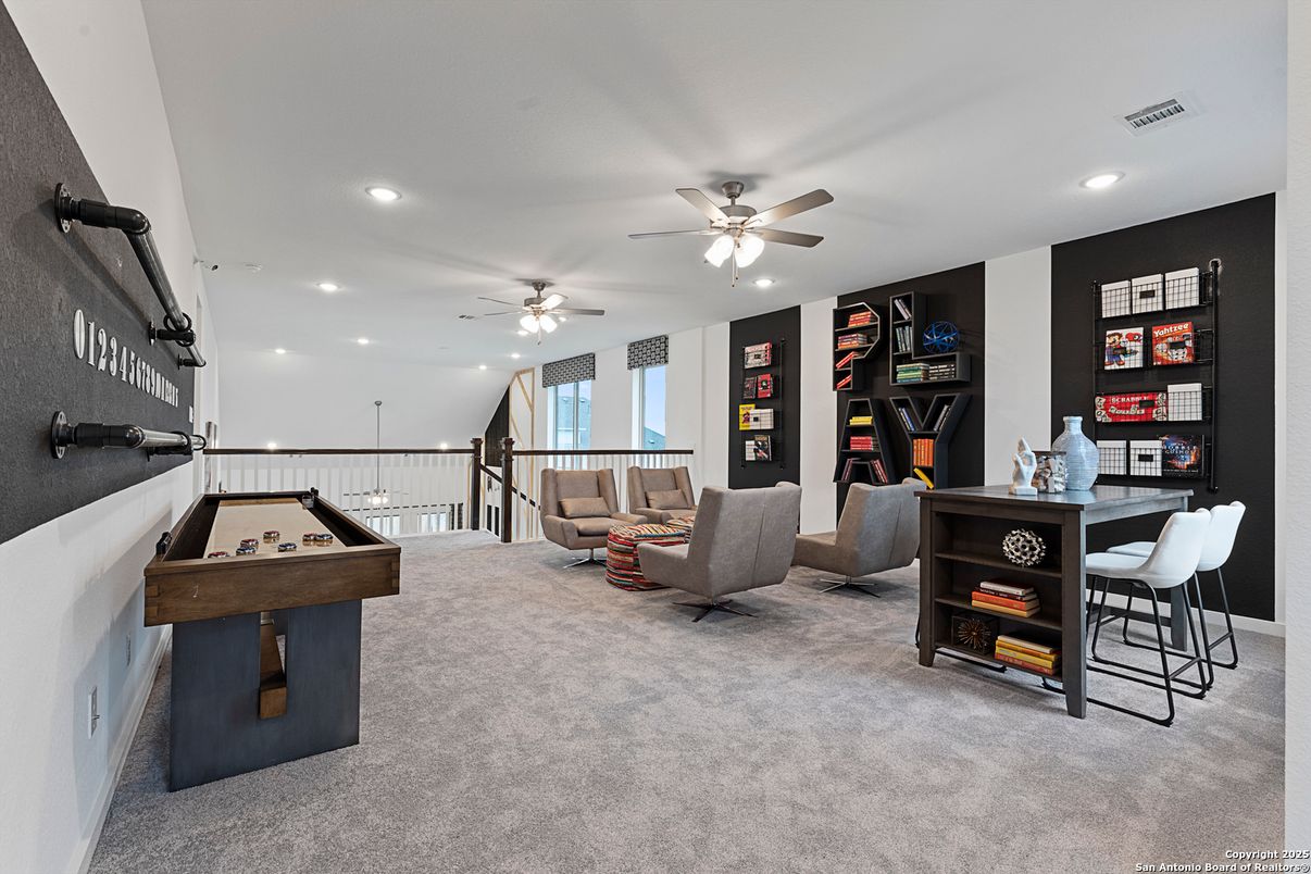 Billiard Table, Game Room, Interior, Living room, Recessed Lighting