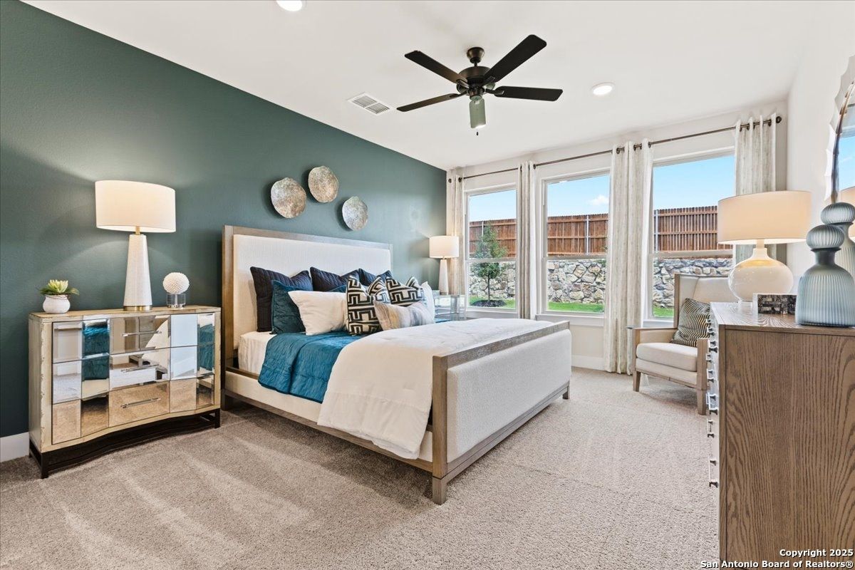 Bedroom, Interior, Recessed Lighting