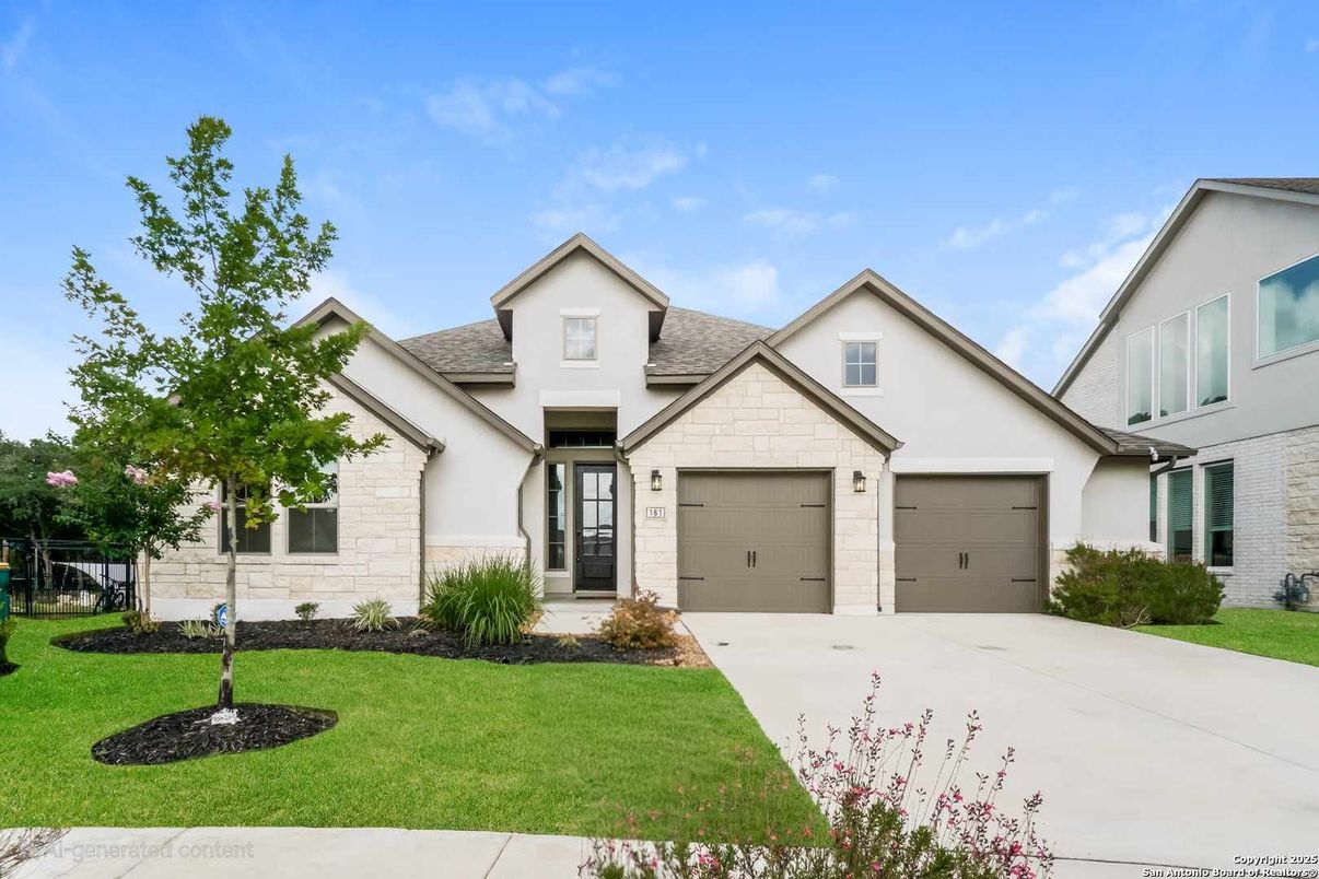 Attached, Exterior, Facade, Farmhouse