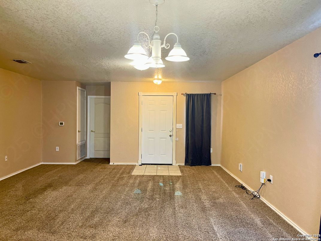 Chandelier, Empty room, Interior