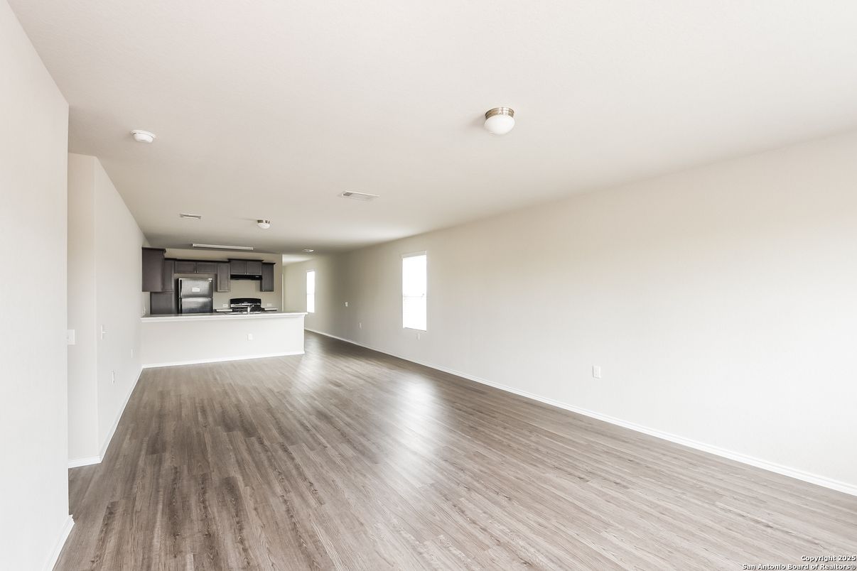 Empty room, Interior, Kitchen, Wood Texture Flooring
