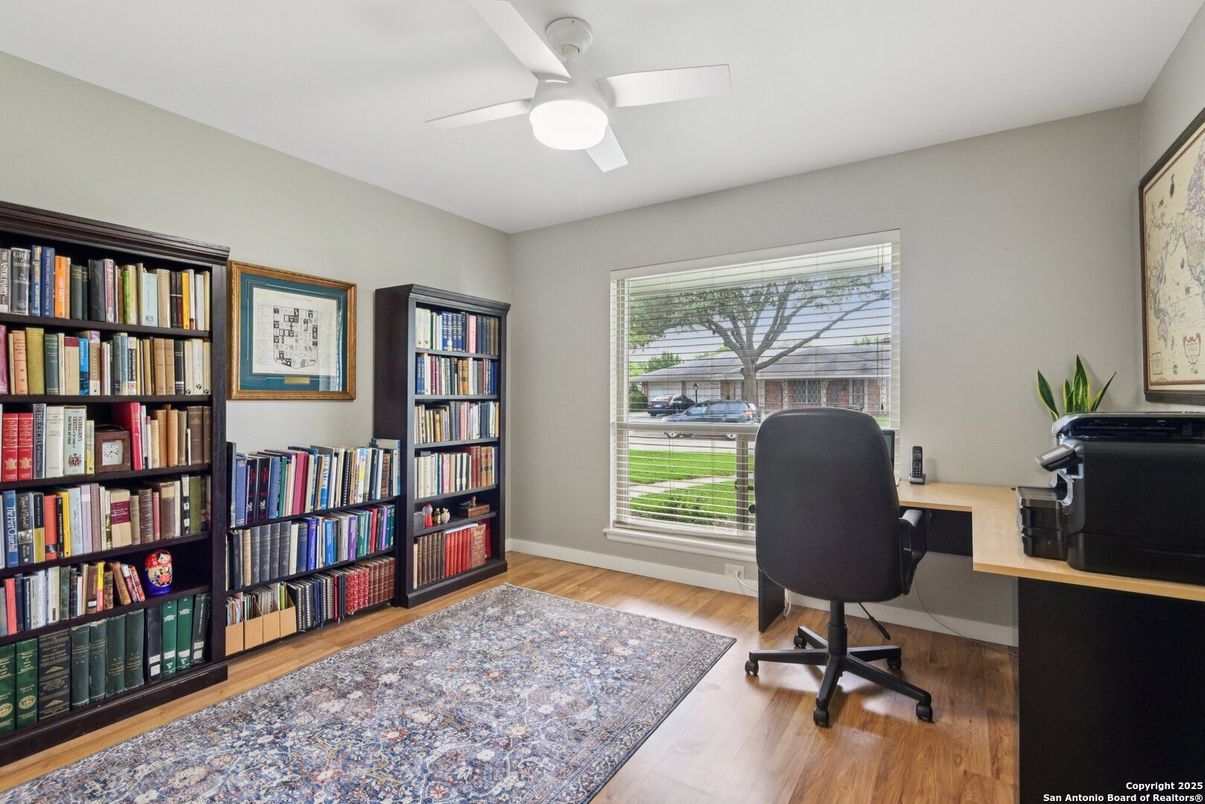 Home Office, Interior, Wood Texture Flooring