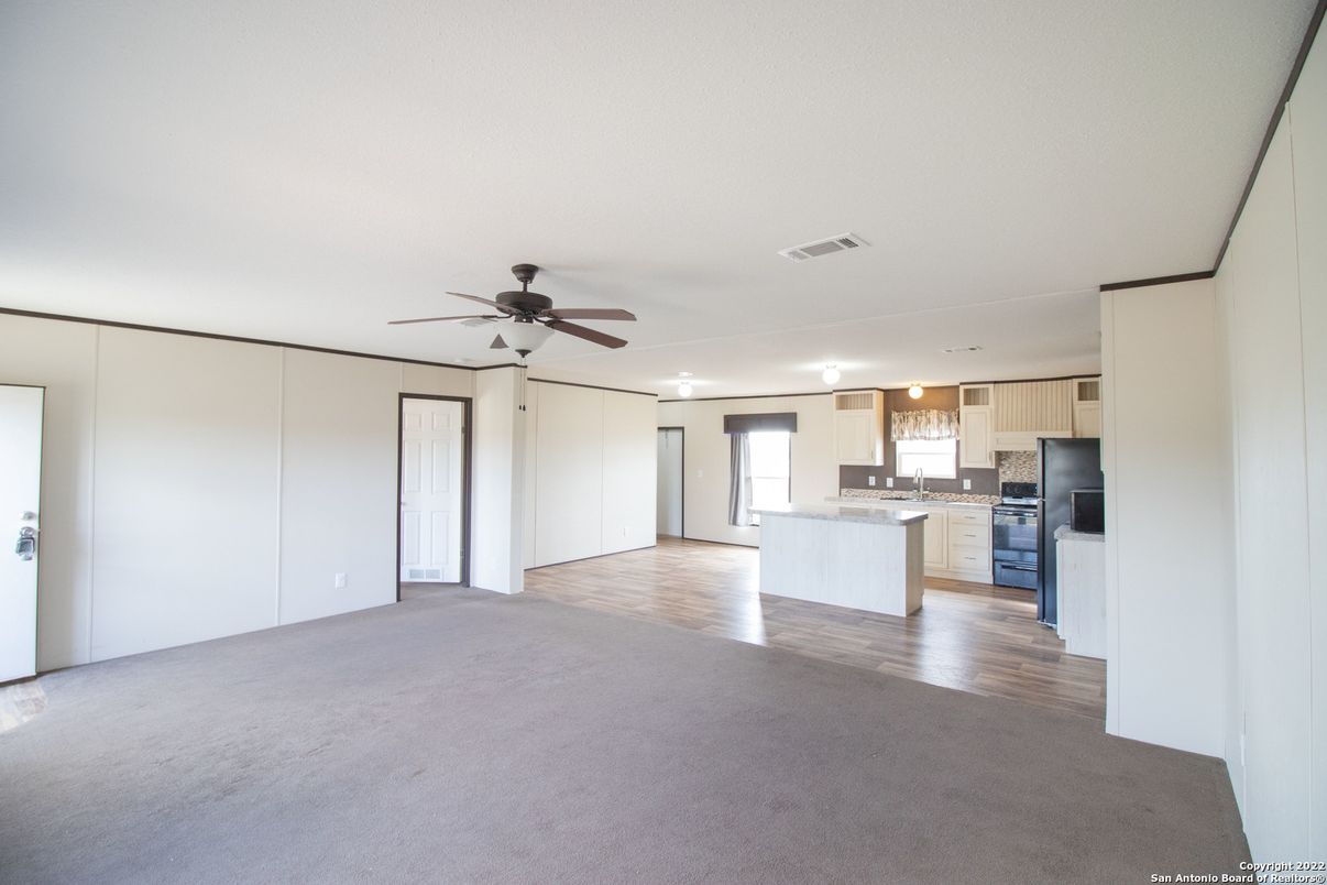 Empty room, Interior, Kitchen, Wood Texture Flooring