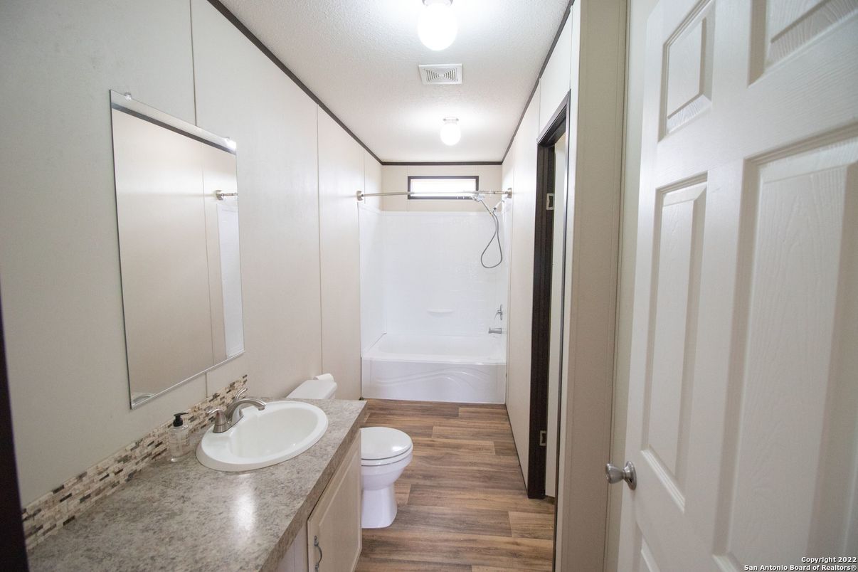 Bathroom, Interior, Wood Texture Flooring