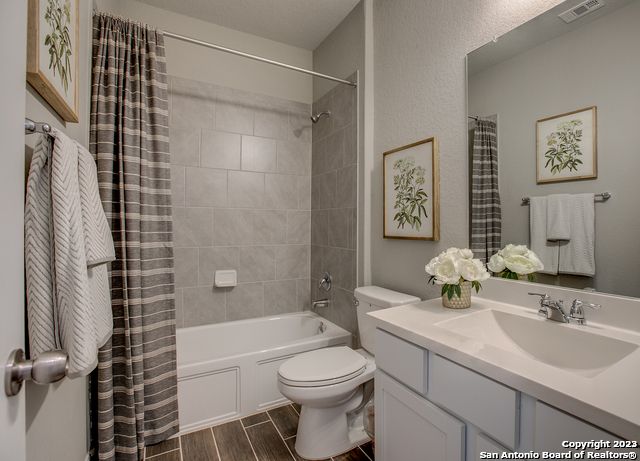 Bathroom, Interior, Wood Texture Flooring