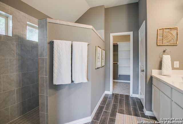 Bathroom, Interior, Wood Texture Flooring
