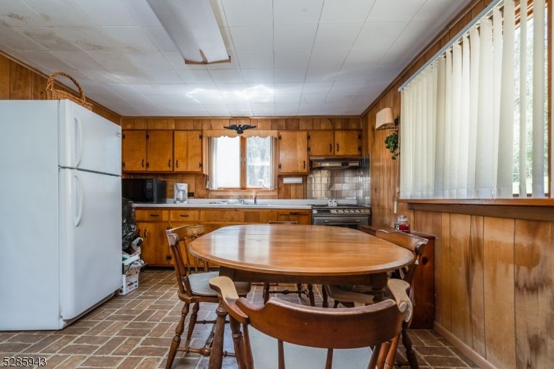 Dining room, Interior, Kitchen, Wooden Walls