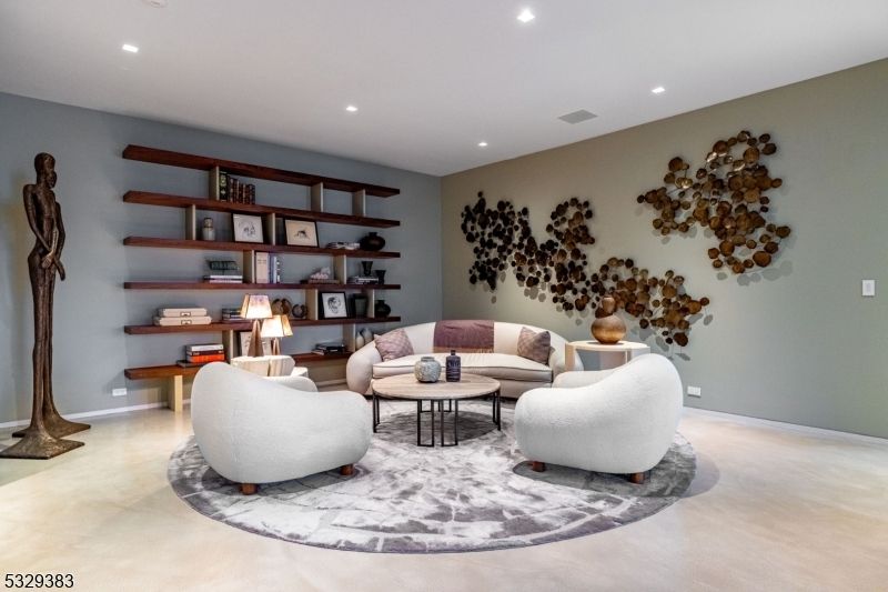 Interior, Living room, Recessed Lighting