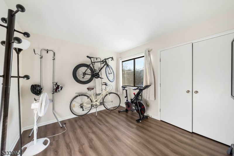 Fitness Equipment, Interior, Wood Texture Flooring