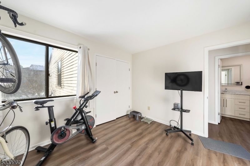 Fitness Equipment, Interior, Wood Texture Flooring