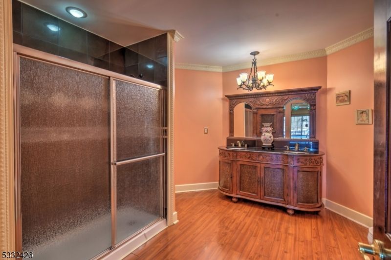 Chandelier, Interior, Recessed Lighting, Wood Texture Flooring