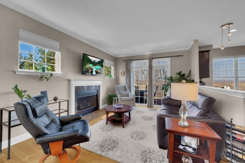 Fireplace, Interior, Living room, Wood Texture Flooring