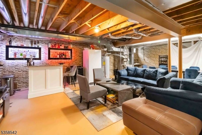 Interior, Living room, Stone Walls, Wooden Beams