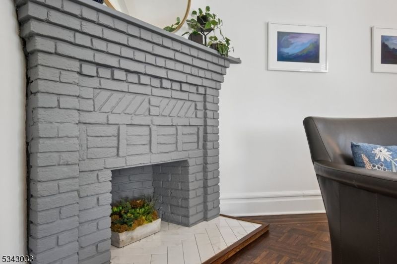 Fireplace, Interior, Stone Walls, Wood Texture Flooring