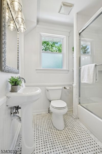 Bathroom, Glass Shower, Interior