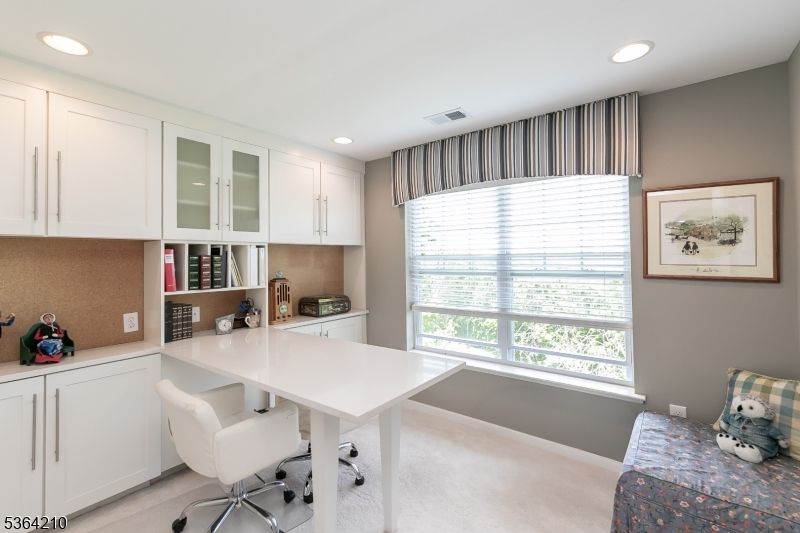Home Office, Interior, Recessed Lighting