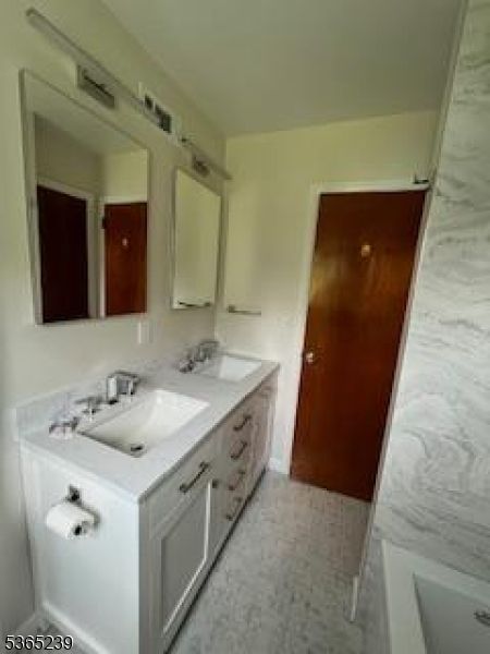 Bathroom, Dual Sink Vanities, Interior, Marble, Marble Walls