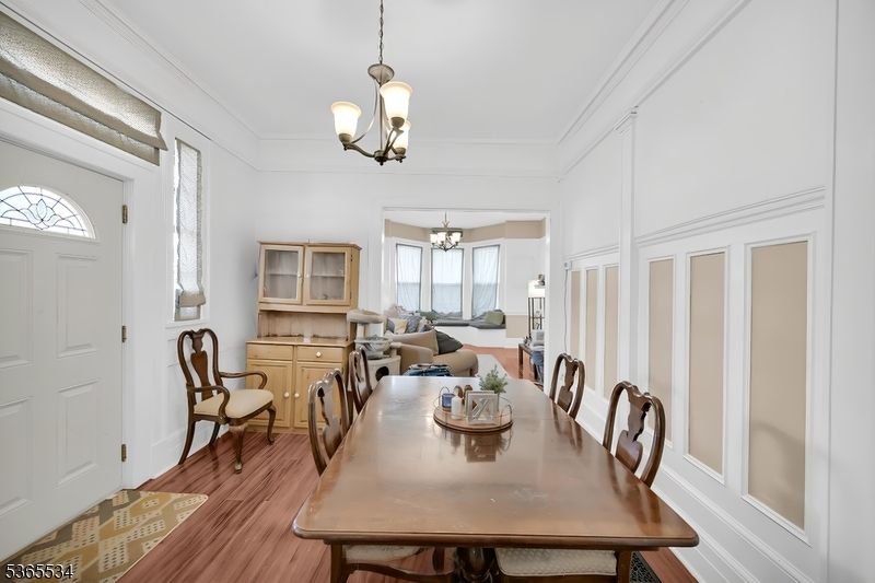 Chandelier, Dining room, Interior, Living room, Wood Texture Flooring