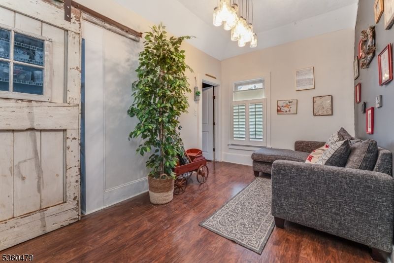 Interior, Living room, Pendant Lights, Wood Texture Flooring
