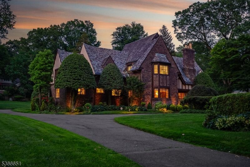 Exterior, Facade, Brick Facade, Tudor Revival