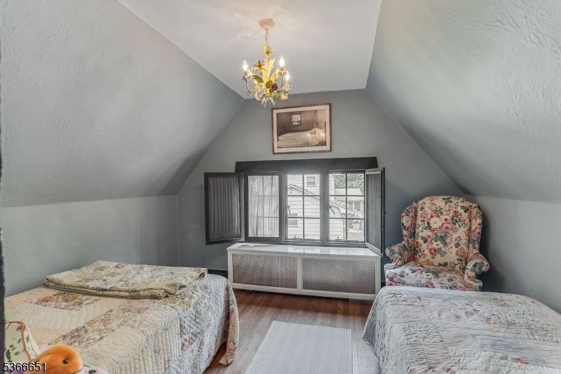 Bedroom, Chandelier, Interior, Wood Texture Flooring