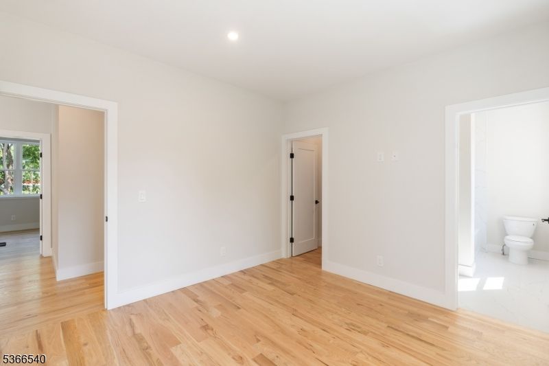 Bathroom, Empty room, Interior, Recessed Lighting, Wood Texture Flooring