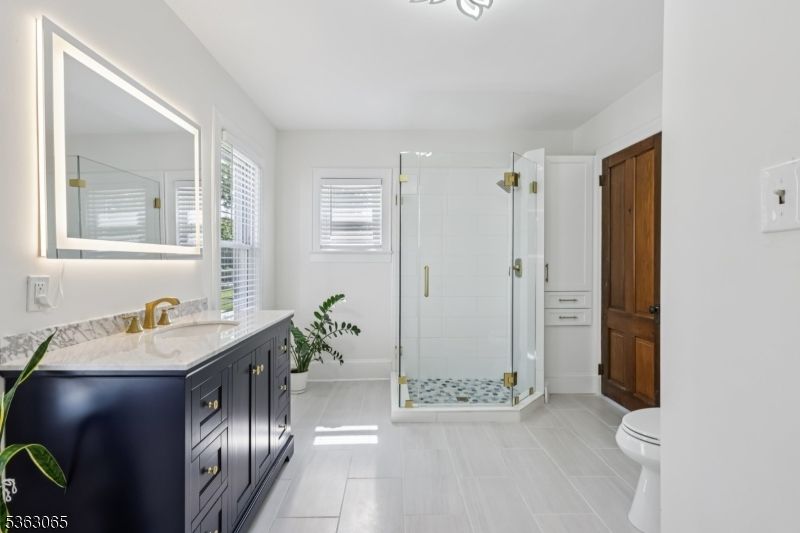 Bathroom, Glass Shower, Interior